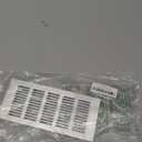 PATIKIL 9 x 4 Inch Door Air Vent Cover, 1 Pcs Heavy Duty Aluminum Grille Ventilation Cover Louvered with Mounting Screws for Cabinet Wardrobe Door, Silver