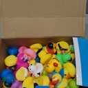 100PCS Rubber Ducks, Random Assortment Ducks Bulk, 2 Inch Mini Rubber Duckies for Toddler Bath Toys, Kids Bath Pool Toys Birthday Gifts Party Favors