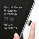 Kensington VeriMark Gen2 USB-A Fingerprint Key Reader - Windows Hello & Windows Hello for Business, Tap and Go, Anti-Spoofing (K64704WW)