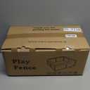 Baby Playpen 50x50 Inch, Play Pens for Babies and Toddlers Baby Fence Play Yards for Indoor & Outdoor with Breathable Mesh Anti-Fall Playpen (light grey)