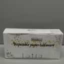 Sveikie 240 Pcs Disposable Heavy-Duty Plastic Cutlery Set, Including Green Party Forks, Knives And Spoons 80 Pieces Each, Suitable For Parties, Weddings, Birthdays, Home Offices, Takeout(Green)