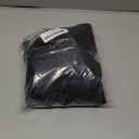 Vorspack Drawstring Backpack Water Resistant String Bag Sports Gym Sack with Side Pocket for Men Women (01-black)