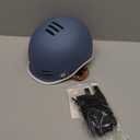 Retrospec Remi Kids Bike Helmet with Built-in Sun Visor - Adjustable Youth & Toddler Safety Gear for Cycling, Skating & Scooters - 11 Air Vents, Washable Padding & Reflective Straps (Youth 49-53cm, Matte Navy)