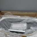 Davivy 24.5'' X 13.8'' Large Matte Black Oval Vessel Sink with Pop Up Drain,Bathroom Sinks Above Counter,Black Vessel Sink with Gold Trim,Ceramic Vessel Sinks for Bathrooms (Large)