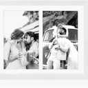 8.5x11 Oak Wood Picture Frame - Minimalist 8.5x11 Picture Frame with Mat Display 2Pcs 5x7 Photos, 5x7 Picture Frame Wood, Natural Solid Wooden Picture Frames(1 Pack, White)
