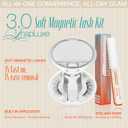 LASHVIEW Upgrade Magnetic Eyelashes with Applicator Soft Magnetic Eyelashes Natural Look Reusable No Glue Needed Easy to Wear and Remove (YT14)