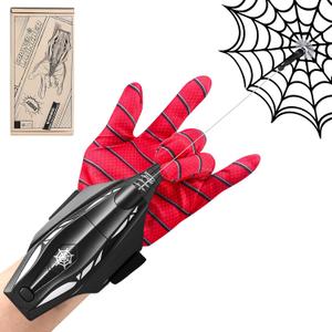 Spider Web Shooter Silk Launcher, 2026 Upgraded Fidget Toys Wrist Gadget with Suction Cup & Magnet, Retractable String Gloves Toys, Cool Stuff Birthday Gifts for Boys Teens Kids Age 3-12+, standard