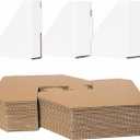 Mardili 48 Pack Adjustable Picture Frame Cardboard Corner Protectors for Shipping, Packing or Moving Art - Pack of 120 - Fold 3 Ways to fit Frames from 0.5" - 1.5"