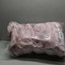 Litanika 8x10 Shag Area Rug for Living Room Bedroom, Tie-Dyed Dusty Pink High Pile Soft Plush Shaggy Furry Bedside Playroom Dorm Carpet, Non-Slip, Non-Shedding Modern Indoor Floor Rug