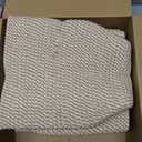 5 Pack Woven Storage Baskets for Shelves, Decorative Basket Organizer Storage Bins for Toys, Books, Clothes, Closet, Nursery, Bathroom  Cotton Rope Shelf Baskets for Organizing and Decor, Khaki