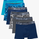 Hanes boys Performance Tween Boxer Briefs Underwear, Assorted Prints & Solids, 6-pack, Size Medium 