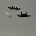 INJORA CNC Aluminum Front and Rear Bumper for 1/18 RC Crawler FMS FCX18 LC80 Upgrade