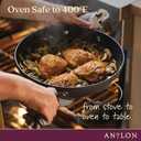 Anolon Advanced Home Nonstick Ultimate Pan with Lid, 12-Inch, Moonstone