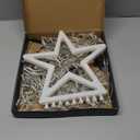 FUNIAO (New Christmas Lights, Outdoor Christmas Decorations, 320 LED Waterfall String Lights, 8 Light Modes Chrsitmas Lights with 12" Star Tree Topper for Yard, Wedding, Party, New Year (Multicolor)