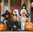 VALICLUD Halloween Witch Broom Props Kids Witch Broomstick Halloween Broomstick Costume Accessories Cosplay Accessories