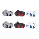 PUMA Baby 6 Pack No Show Socks, White/ Multi, 12-24 Months US