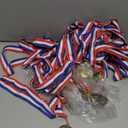 37 Pcs Gold Medals Bulk Volleyball Football Basketball Soccer Baseball Archery Dink Ball Cheer Track Bowling Awards Medals with Ribbons for Sports Participation Winner Gift