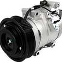 SCITOO AC Compressor fit for Toyota for RAV4 2.0L 2001-2003, Air Conditioning Compressor fit for Toyota for RAV4 2.4L 2004-2005 472203933 4710370 4711370 5511697 639339 6511697 67332 68332