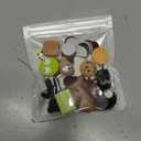 20PCS Cute Bear and Cookie Set Cute Refrigerator Magnets Fun Refrigerator Magnets for Office Kitchen Locker DIY Decoration