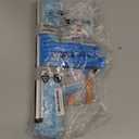 MR.SIGA Professional Window Cleaning Combo - Squeegee & Microfiber Window Scrubber, 14" (Blue)