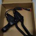 2 Pin Brake Levers for Electric Bicycle, Brake Lever Handle Bar Grips 2 Wires Left & Right E-Bike Replacement Parts (1 Pair), 12cm Cable Length
