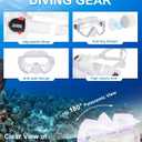 Aegend Snorkeling Gear for Adults Youth Kids, Snorkel Mask with Top Dry Valve - Panoramic View Anti-Leak and Anti-Fog with Mesh Bag for Snorkeling, Scuba Diving, Freediving & Swimming