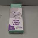 Toilet Locks Baby Proof (2-Pack) Ideal Baby Proof Toilet Lid Lock with Arm  No Tools Needed Easy Installation with 3M Adhesive  Top Safety Toilet Seat Lock  Fits Most Toilets, White