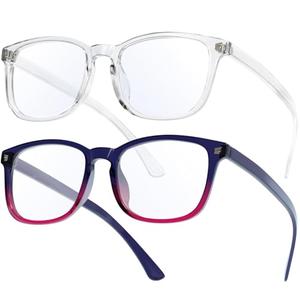 livho High Tech Blue Light Glasses - Advanced 99% Blue Light Blocking Computer Glasses - Anti Eyestrain & UV Glare Protection