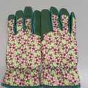 Thorn Proof&Puncture Resistant Gardening Gloves with Grip,Garden Glove for Women, Leather Yard Work Gifts (Green, L)