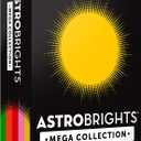 Astrobrights Mega Collection, Colored Cardstock, "Retro" 5-Color Assortment, 320 Sheets, 65 lb/176 gsm, 8.5" x 11" (91688)