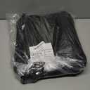 3 Ring Zipper Binder, 2 Inch Ring Binder Organizer Bag with Shoulder Strap Fits 13 Inch Laptop and 500 Sheets, Black (Empty Bag Only)