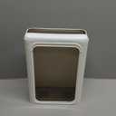 Underwear Organizer Drawer, 1 Cell Plastic Sock Underwear Storage Drawer, Stackable Closet Organizers and Storage Box for Bras, Socks, Scarves, Ties, Belt (Queen Size-White, 1 Pcs)