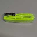 Mile High Life Cut To Fit Canvas Web Belt Size Up to 52" with Flip-Top Solid Black Military Buckle (Lime Green)