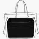 Women's Bag Organizer , Sizes (Medium, Slender Medium, Mini), Black