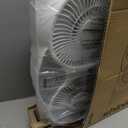 Shinic Window Fan with Reversible Airflow Quiet, Twin 9" Blades, Full Remote Control, 3 Functions-3 Speeds, Bathroom Kitchen Window Exhaust Fan, Width Adjustable (From 23.8" to 37") ETL Certified, Window Fan With Foam Seal Strip