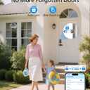 Philips WiFi Keypad Door Lock with Handle, Built-in WiFi, APP Remote Control, Voice & Fingerprint Unlock, Smart Locks for Front Door with Auto Lock, Digital Front Door Lock Set, Keyless Entry Deadbolt