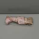 Christmas Tree Topper, 40x13 Inches Toppers Bow with Glitter Satin Mesh Streamer and Patterned Ribbon, Christmas Tree Topper Bow for Christmas Home Decoration (White)