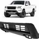 ALMULOO Front Bumper Skid Plate Compatible with 2022-2024 Nissan Frontier Lower Bumper Cover Fascia Direct Replace 620269BU0A, NI1015103 Black