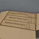 DDMY Large Arch Backdrop Stand (7.2FT/6.6FT/6FT) Metal Balloon Arch Stand Set of 3 Gold Party Stands for Wedding, Birthday, Baby Shower, Bridal Shower - Balloon Arched Frame for Garden Decor, Gold Floral Arches, 3 Pieces