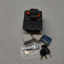 RV Keyless Entry Lock - 10 Digits V2.0 | Secure RV Door Lock Keyless Entry w/ 2 Inside Latches | Travel Trailer Door Lock Replacement w/ 2 Fobs, 4 Unique Keys | Only Fit 3.75" x 2.75" Lock Hole