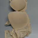 Plusfreeee Strapless Bras for Women Padded Convertible Non Slip Full Coverage Bra Underwire Support Beige 40E