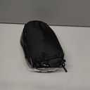 MLVOC Travel Pillow 100% Pure Memory Foam Neck Pillow, Comfortable & Breathable Cover, Machine Washable, Airplane Travel Kit with 3D Contoured Eye Masks, Earplugs, and Luxury Bag, Standard (Black)