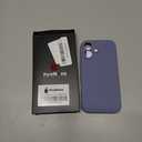 FireNova Magnetic for iPhone 17 Pro Case, Compatible with MagSafe, [Integrated Silicone Camera Control Button] [Camera Protection] Anti-Scratch Microfiber Lining Phone Case, 6.3", Lavender Gray