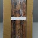 upsimples Floating Shelves for Wall, 23.6 Inch Shelves for Decor Storage Set of 6, Wall Mounted Wood Shelf for Bedroom, Living Room, Bathroom, Kitchen, Long Picture Ledge Shelves, Brown