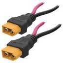 XT60 Power Pigtails Cable, 12AWG XT60 Male Plug Connector to Open Bare Power Cord for Balancing Cars, Drones, Toy Cars, Lithium Batteries and More (2-Pack)