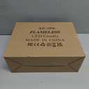 Red flameless Candles with Remote Control Timer Battery Operated LED Pillar Candles 4 5 6 Fake Candles with String Lights Set of 3 for Christmas or Special Festivals Decorations