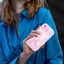 2 x Compatible for iPhone SE/8/7 Case, Pretty Butterfly Print Three-Dimensional Wave Clear Case for Girls Women, Soft Full Package Anti-Fall Cover for iPhone SE/8/7, White Butterfly