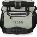 Titan by Arctic Zone Deep Freeze Cooler - Zipperless Hardbody Cooler - Deep Freeze Insulation, HardBody Liner, and SmartShelf, 16 Can