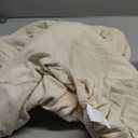 Meracorallo Muslin Crib Sheet, 100% Cotton Fitted Crib Sheet 28x52 Soft and Breathable Baby Boys Girls Cover for Standard Crib and Toddler Mattresses, Cream