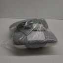 Momcozy Plus W Shaped Pregnancy Pillow for Sleeping, Adjustable Maternity Pillow for Side Sleepers, Portable Wedge Belly Support, Compact Design for Back Belly and HIPS, Grey and White